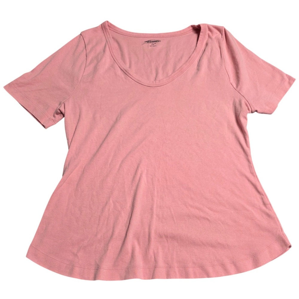 Lane Bryant Short Sleeve Fitted Tee Women's Plus Size 14/16 Pink Casual Basic‎